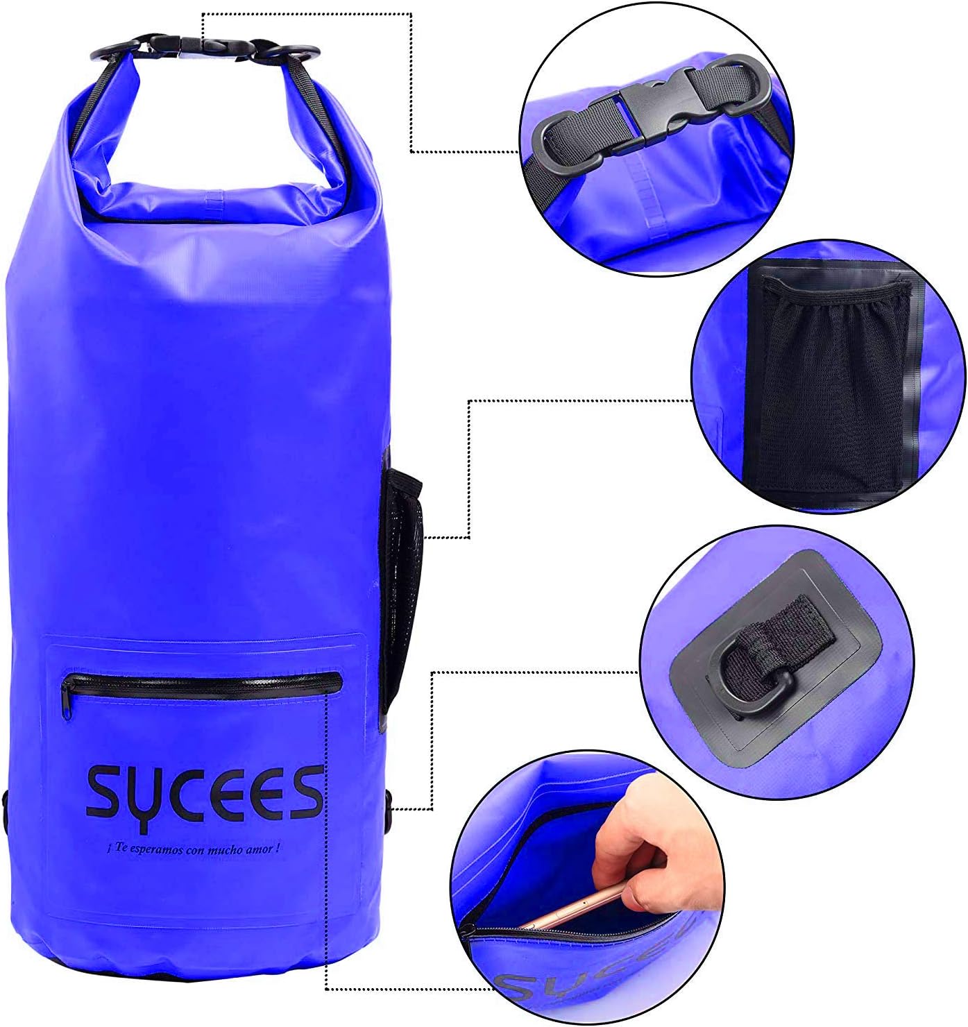 zaino impermeabile per gli sport acquatici