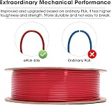 eSUN PLA Filament 1.75mm 1KG Fire Engine Red - Lot of 1kg PLA view 4