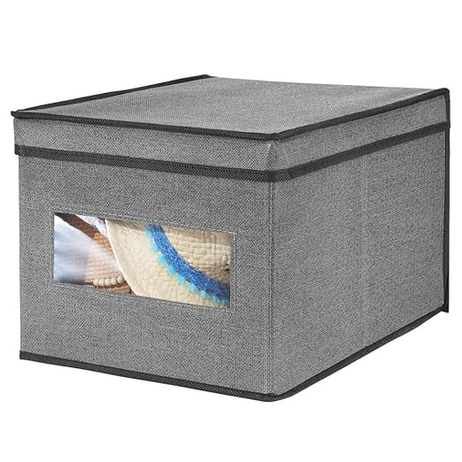 Organizador de Armario de Fibra sintética Grande Contenedor de Tela