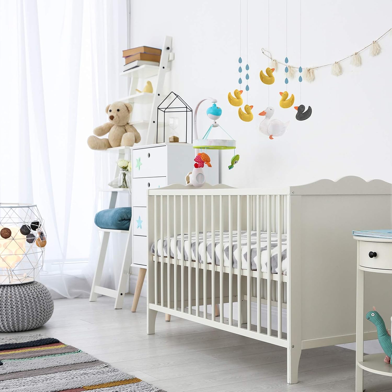 above changing table decor