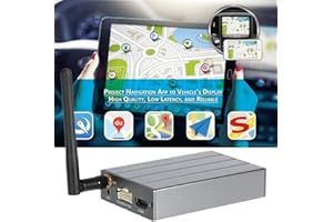 MiraScreen Car Display Dongle Box, HDMI, Mirror Box Compatible for iOS Android Airplay Miracast DLNA GPS Navigation, Phone to