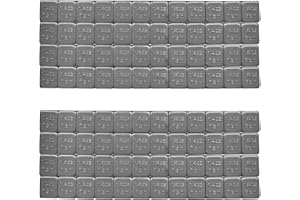 MUQIDA 96PCS 1/4 Oz Adhesive Backed Wheel Weights, 0.25Oz Tire Balancing Wheel Weights with Strong Adhesive, EasyPeel Type Lo