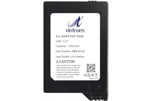 VINTRONS Replacement Battery for Sony PSP-S110