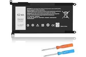VNYUNQWE 42Wh WDX0R Laptop Battery for Dell Inspiron 13 15 5000 7000 Series 13 7378 7375 7368 5378 5379 5368 15 5567 7573 7579 7569 5568 5570 5578 5775 5579 7560 7570 17 5765 5767 5770 Series WDXOR P58F P69G