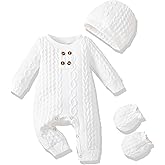 Yhnslsf Newborn Baby Boy Clothes Infant Baby Rompers Boy Cute Newborn Boy Outfits 3PCS Romper Jumpsuit For Baby Boys