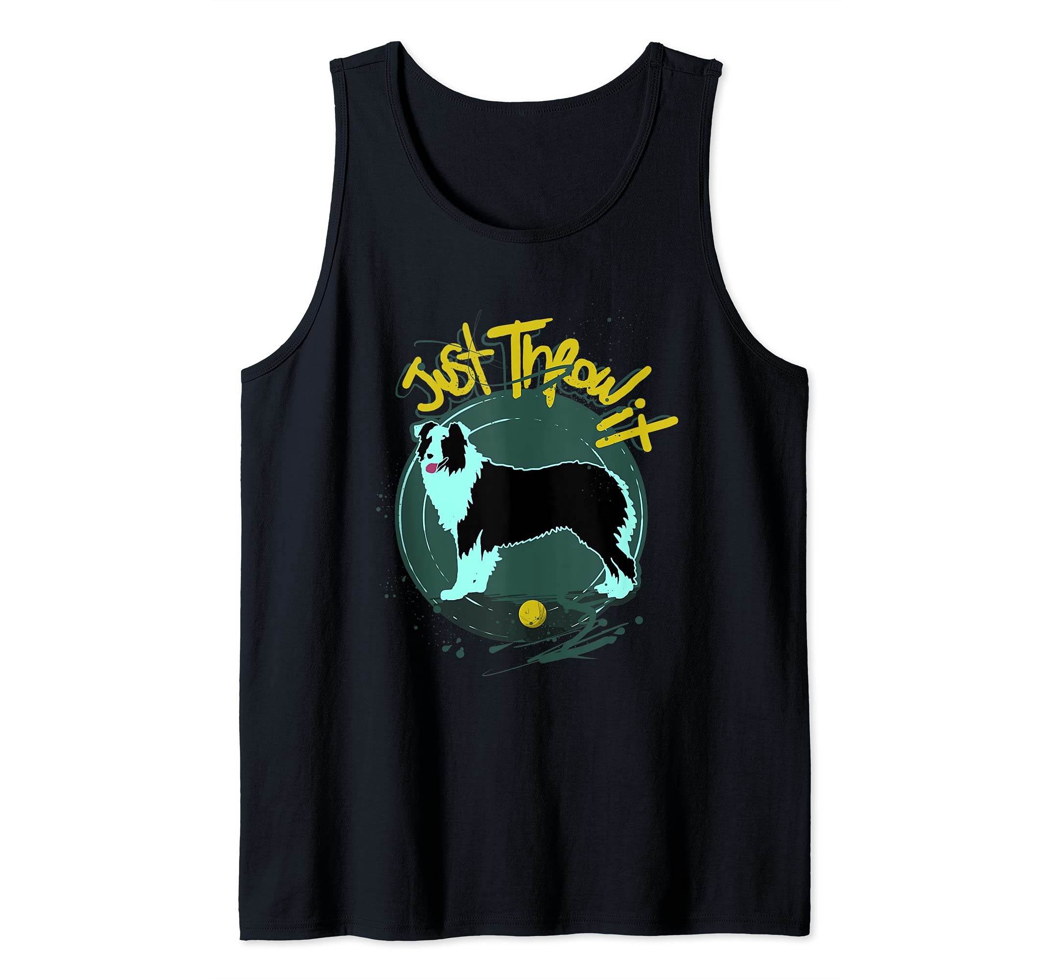 Australian Shepard Dog Throw It Tank Top