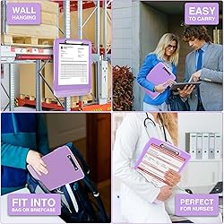 Sooez Clipboards with Storage, High Capacity Clip
