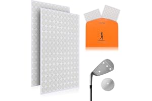 ProSSS 0.25" Reflective Dot Stickers for Golf Launch Monitors – 300 High-Reflective Glass Bead Dots for Launch Monitor Golf Swing Analysis, Simulators & High-Speed Cameras