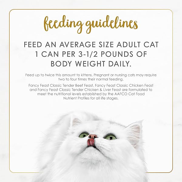 PURINA FANCY FEAST CHICKEN AND BEEF CLASSIC PATE COLLECTION GRAIN FREE WET CAT FOOD VARIETY PACK – (PACK OF 24) 3 OZ. PULL-TOP CANS