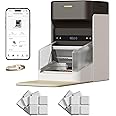 PETLIBRO RFID Automatic Cat Feeder, 5G Wi-Fi Pet Feeder, 3L Auto Cat Feeder App Control with Light Collar Tag & 6 Packs Pet Food Desiccant Bag, Automatic Feeders for Cat