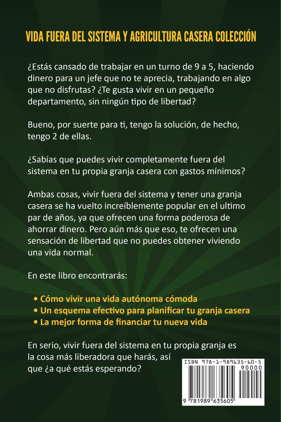 Vida fuera del sistema y Agricultura casera Colección 2 en 1 : El ...