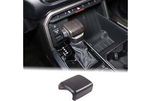 Aunginsy Shifter Gear Hand Brake Trim Cover Compatible with Toyota Tundra/Sequoia 2022-2025 Tacoma 2024+ Car Center Console Gear Shift Head Protection Cover Automatic Gear Shift Knob Cover Accessories