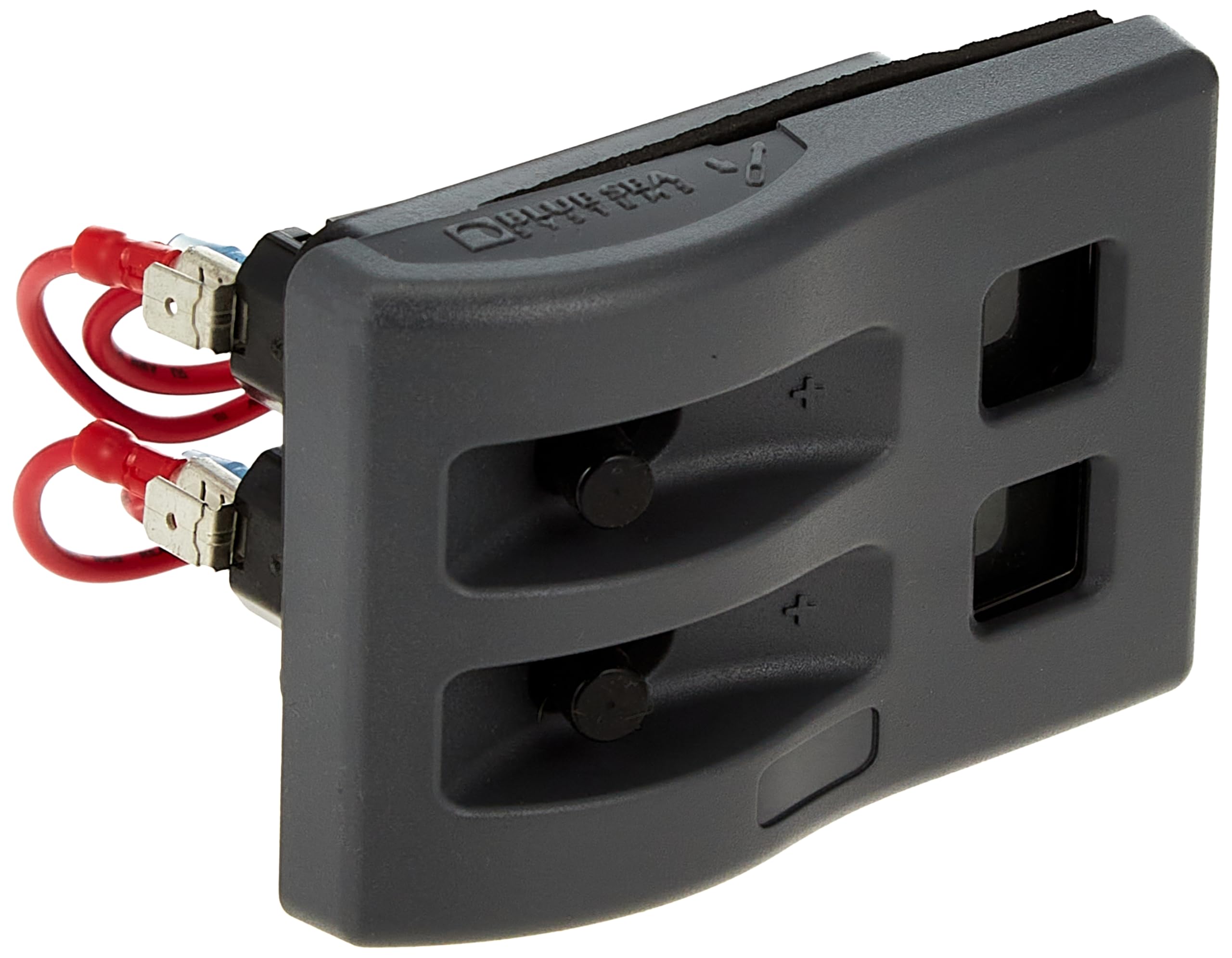 Blue Sea Systems 4302 Switch Panel WD 12VDC 2 POS CP, Fuses