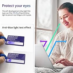 Peslv 3-Pack Anti Blue Light Screen Protector for