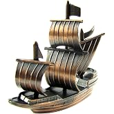 Treasure Gurus Bronze Metal Spanish Galleon Die Cast Pencil Sharpener