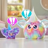Furby Furblets Groo-Vee Mini Electronic Plush Purple Blue 6+ Clip view 9