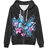 Showudesigns Zip Up Women's Hoodies & Sweatshirts XS-5XL