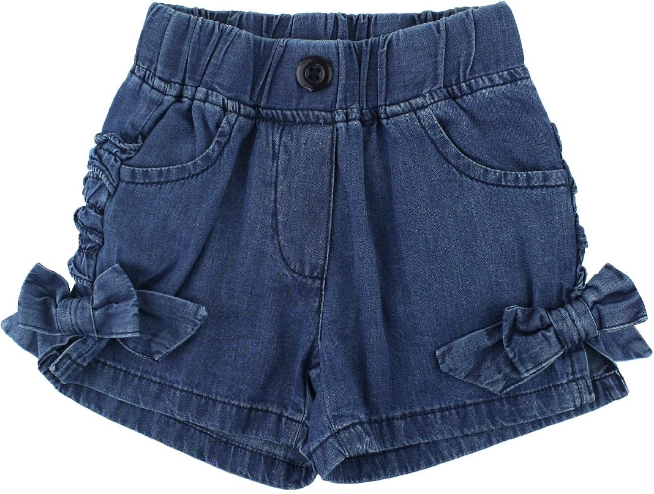 RuffleButts Baby/Toddler Girls Woven Shorts w/Ruffle Hem: Clothing