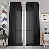 Chyhomenyc 2 Panels Extra Long Sheer Window