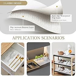 Beautysaid Shelf and Drawer Liner for Kitchen