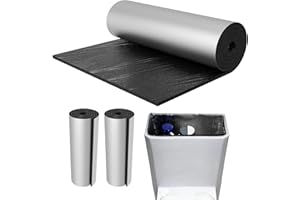 2 Pack Toilet Tank Liners, 100×40cm Thicken Anti Condensation Kit with Aluminum Foil-Self Adhesive, Self Adhesive Toilet Tank
