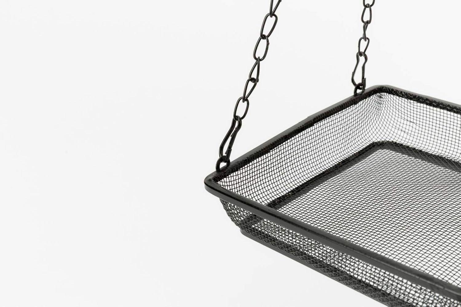 WOSIBO Hanging Bird Feeder Tray, Platform Metal Mesh Seed Tray for Bird Feeders, Outdoor Garden Decoration for Wild Backyard Attracting Birds : Garden & Outdoor
