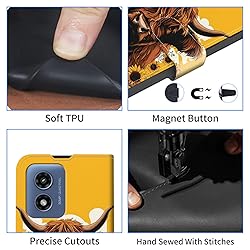 ACWDMKH for Motorola Moto G-Play-2024 Case Wallet