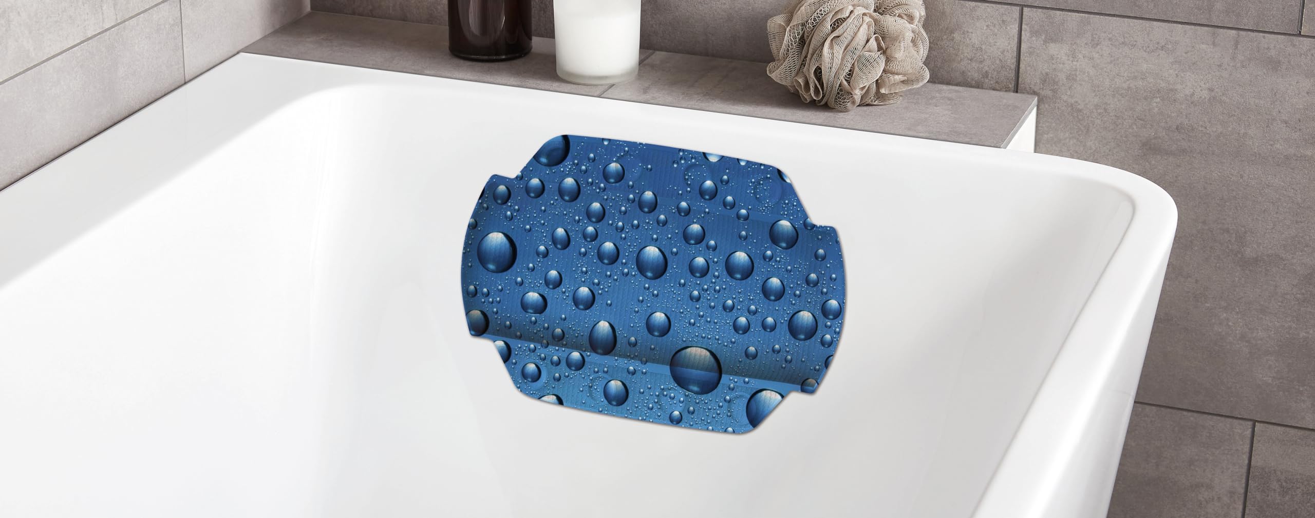 Kleine Wolke PVC Foam Bubble Head Rest, Blue