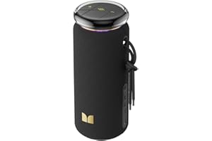 Monster Atomic Glow Bluetooth Speaker, Portable Speaker with 50W Dynamic Stereo Sound, Bluetooth 6.0, Support 100+ Pairing, S