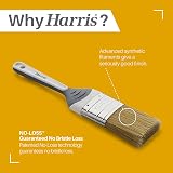 Harris Woodwork Stain Varnish Paint Brush Set 3 Pack 1 1.5 2 Inch Grey No-Loss view 4