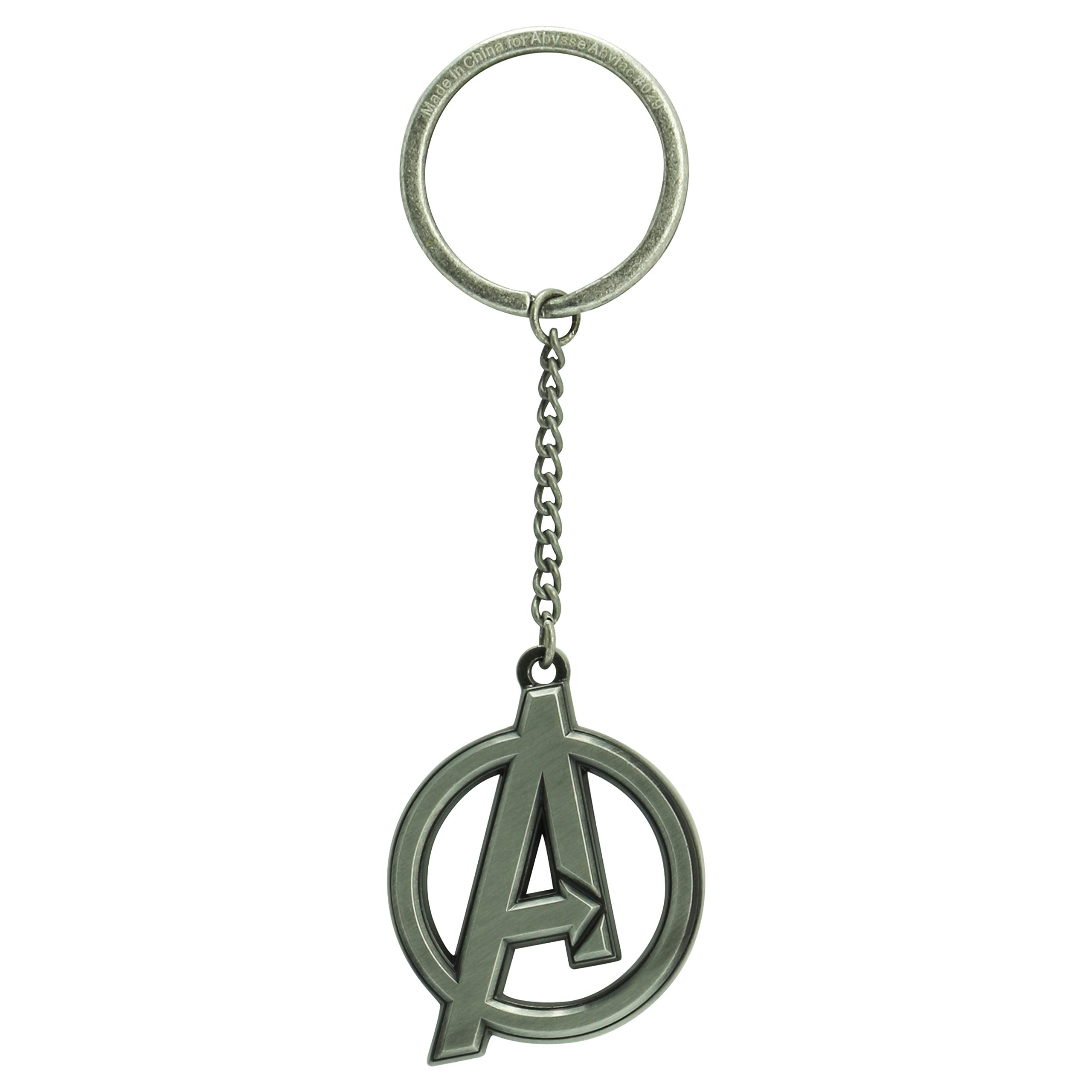 ABYstyle Unisex portachiavi Key Chain, opacity, Silver, H. 4,1 cm x L. 3,3