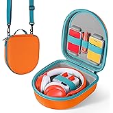 Hard Travel Case Compatible with Yoto Mini Kids Audio Music Player & Headphones, Carrying Case with Adjustable Shoulder Strap Holds Yoto Mini (2024 Edition), Headphones and Up to 30 Audiobook Cards