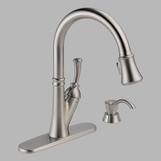 Delta 19949 Sssd Dst Savile Single Handle Pull Down Kitchen Faucet