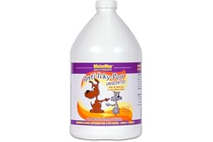 Mister Max Anti Icky Poo Pet Urine Enzyme Cleaner & Feces Odor Remover, Enzymatic Cleaner for Dog & Cat Urine, Pet Odor Remover Spray, 1 Gallon (Unscented)