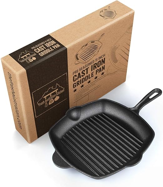 4 2 Lbs Lightweight Cast Iron Rectangular Griddle Grill Pan Skillet Matte Black 12 5x8 6 Inches Enameled Interior And Exterior Grill Pans Cookware Fcteutonia05 De