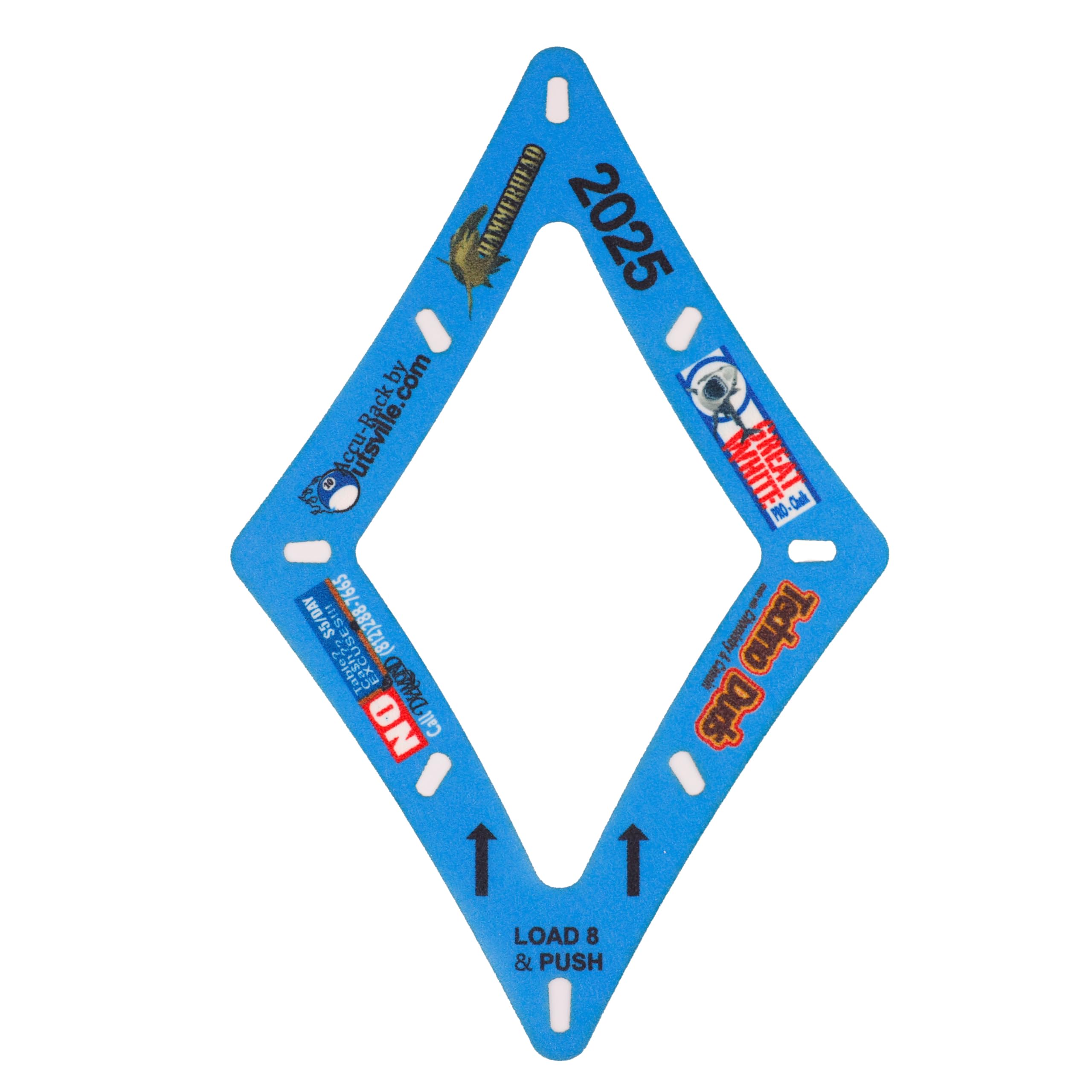 Accu-Rack Outsville Billiards Diamond 9 Pool Ball Rack Template for 9 Ball