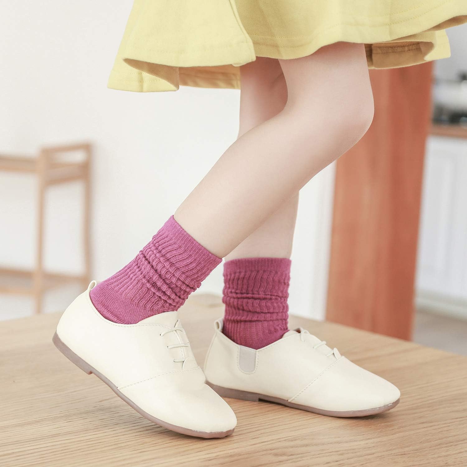 Mini Panda Socks for Girls Colorful Cute Long Socks Little Girls no