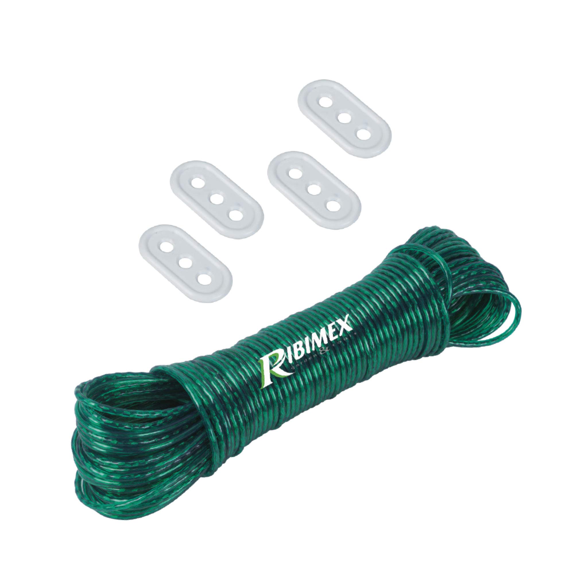 Ribiland priec404 Wire for Airer, 3 mm in diameter, 40 M, Green