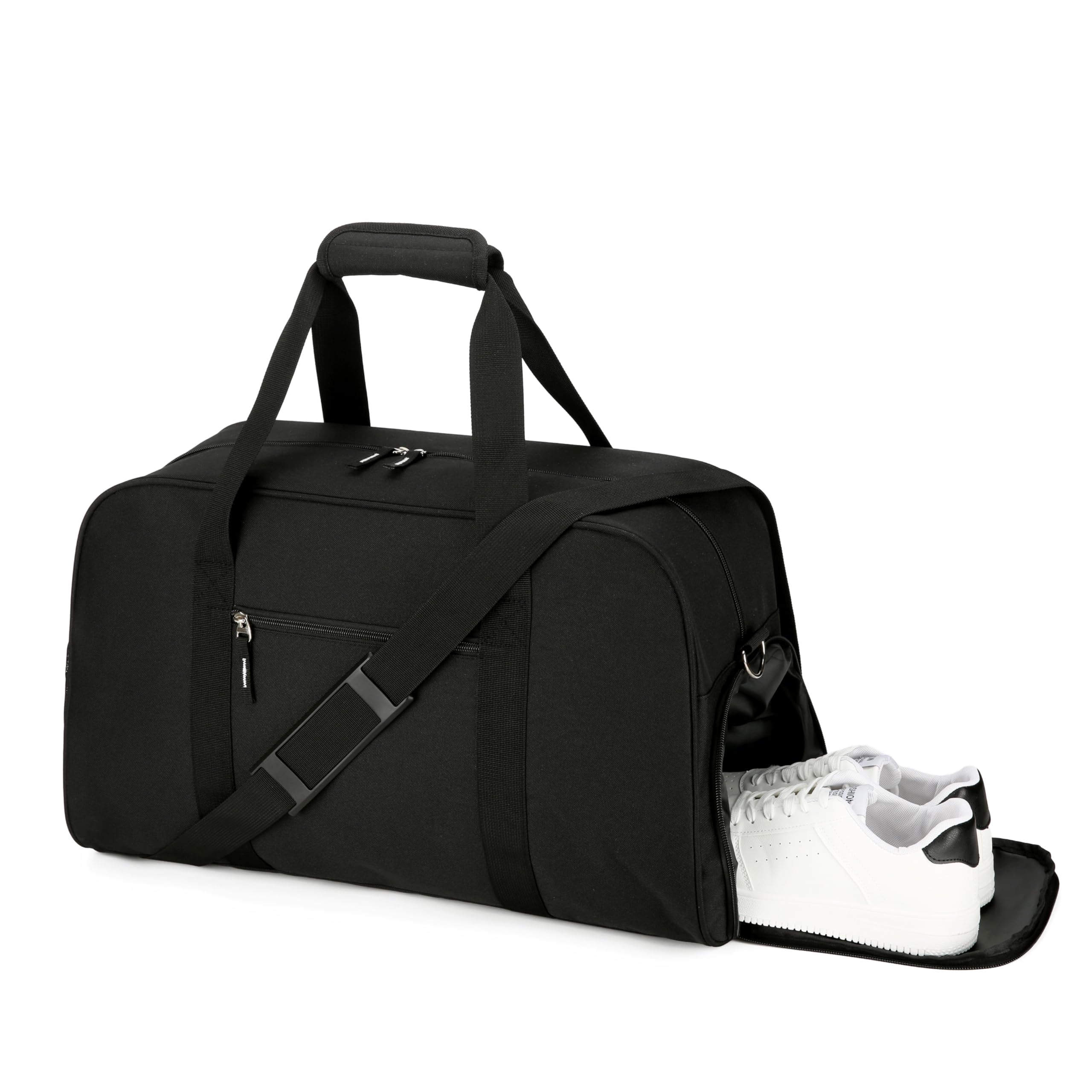Photo 1 of Searock 21 Inch Gym Bag with Shoe Compartment, Sports Duffle Bag for Travel, Carry On Duffel Bag, Weekender Overnight Bags for Men and Women Traveling