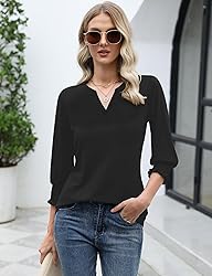 LOMON Business Casual Outfits for Women 3/4 Sleeve