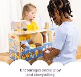 Melissa & Doug Wooden Cool Scoops Ice Creamer Playset FSC Certified 42 pcs view 4