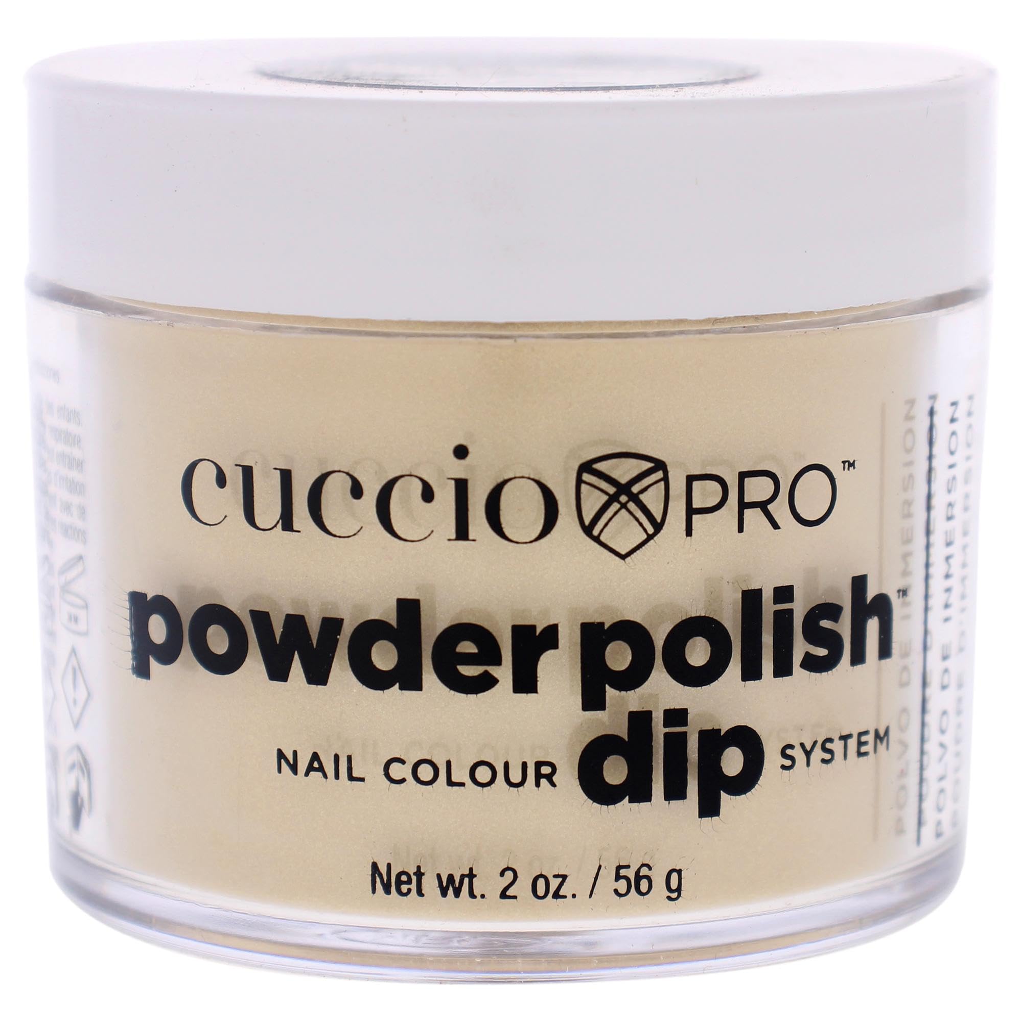 Cuccio Metallic Lemon Gold Dipping Powder 45g