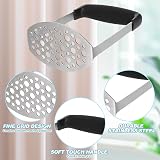 RosewineC Stainless Steel Potato Masher with Non Slip Handle view 2