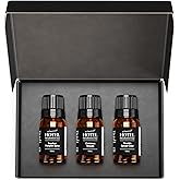 AirScent Holiday Scents Christmas Diffuser Oil 3 Pack Gift Set - 10 mL, 0.34 fl oz Fragrance Oil Set - Bourbon Pumpkin Spice, Christmas Wreath and Fireside Spiced Cider Scents