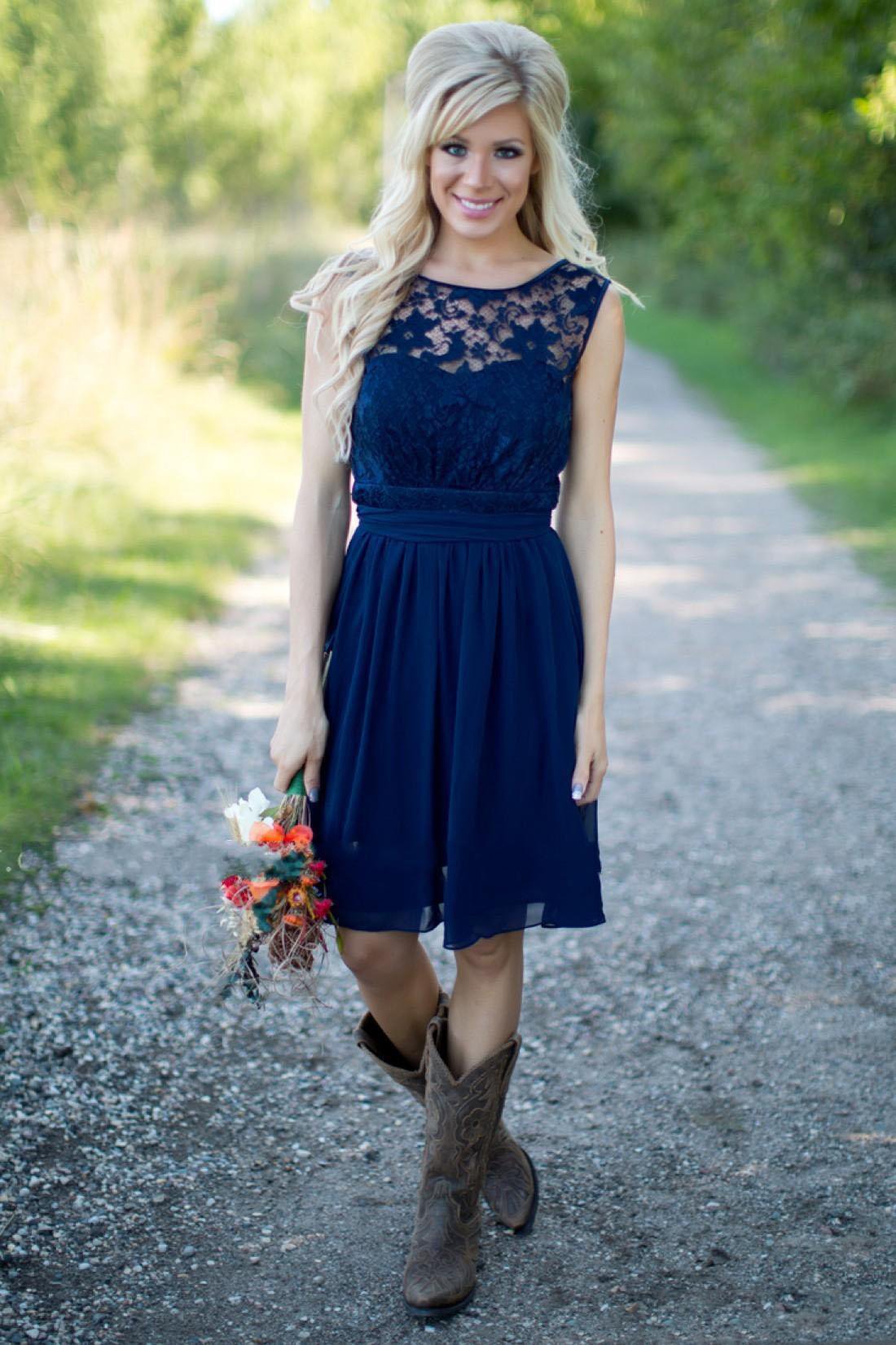 country style party dress