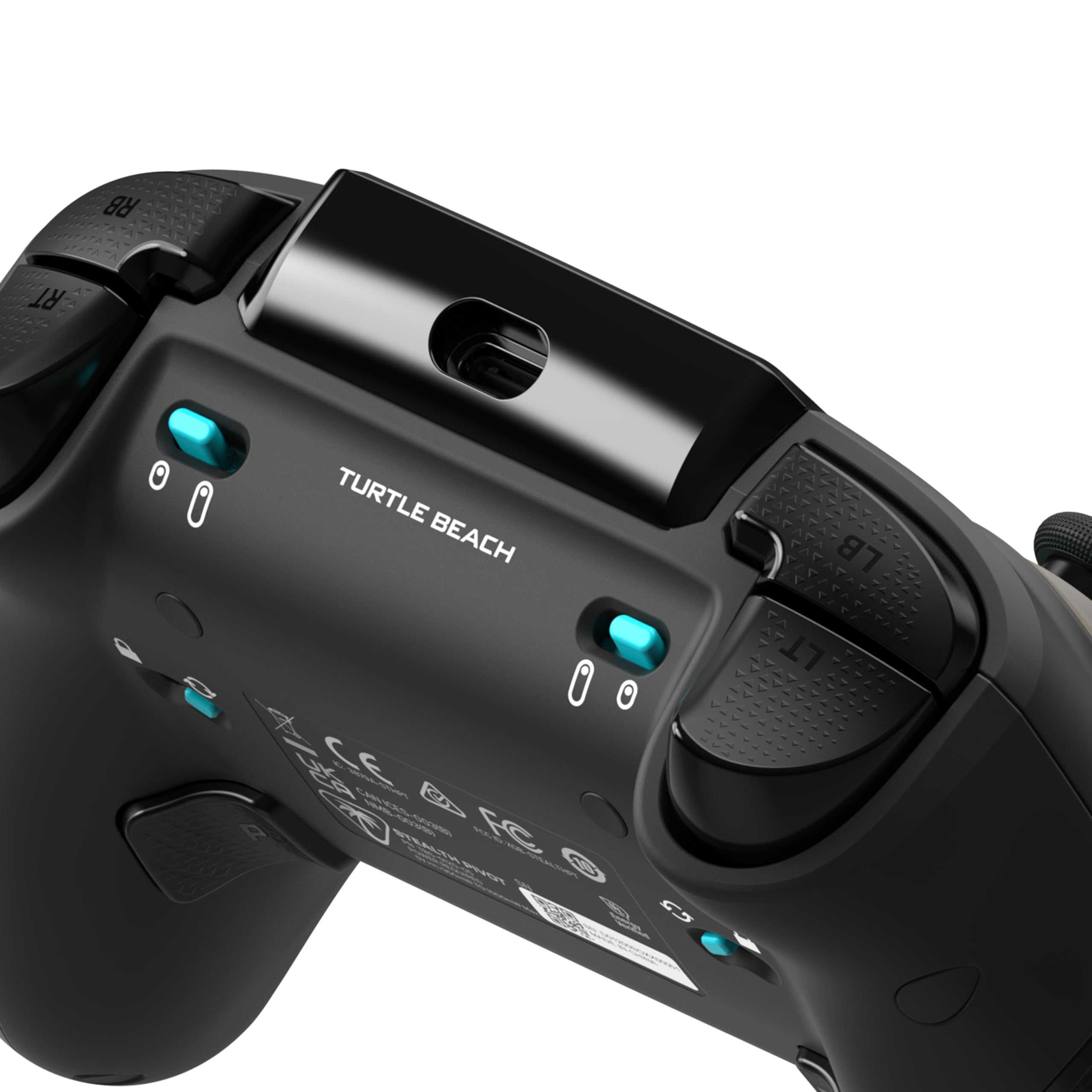 Turtle Beach Stealth Pivot Wireless Smart Game Controller Officially Licensed for Windows PC – Rotating Modules, Display Dashboard, Hall-Effect Sticks, Remappable Buttons, Bluetooth, 20-Hour Battery
