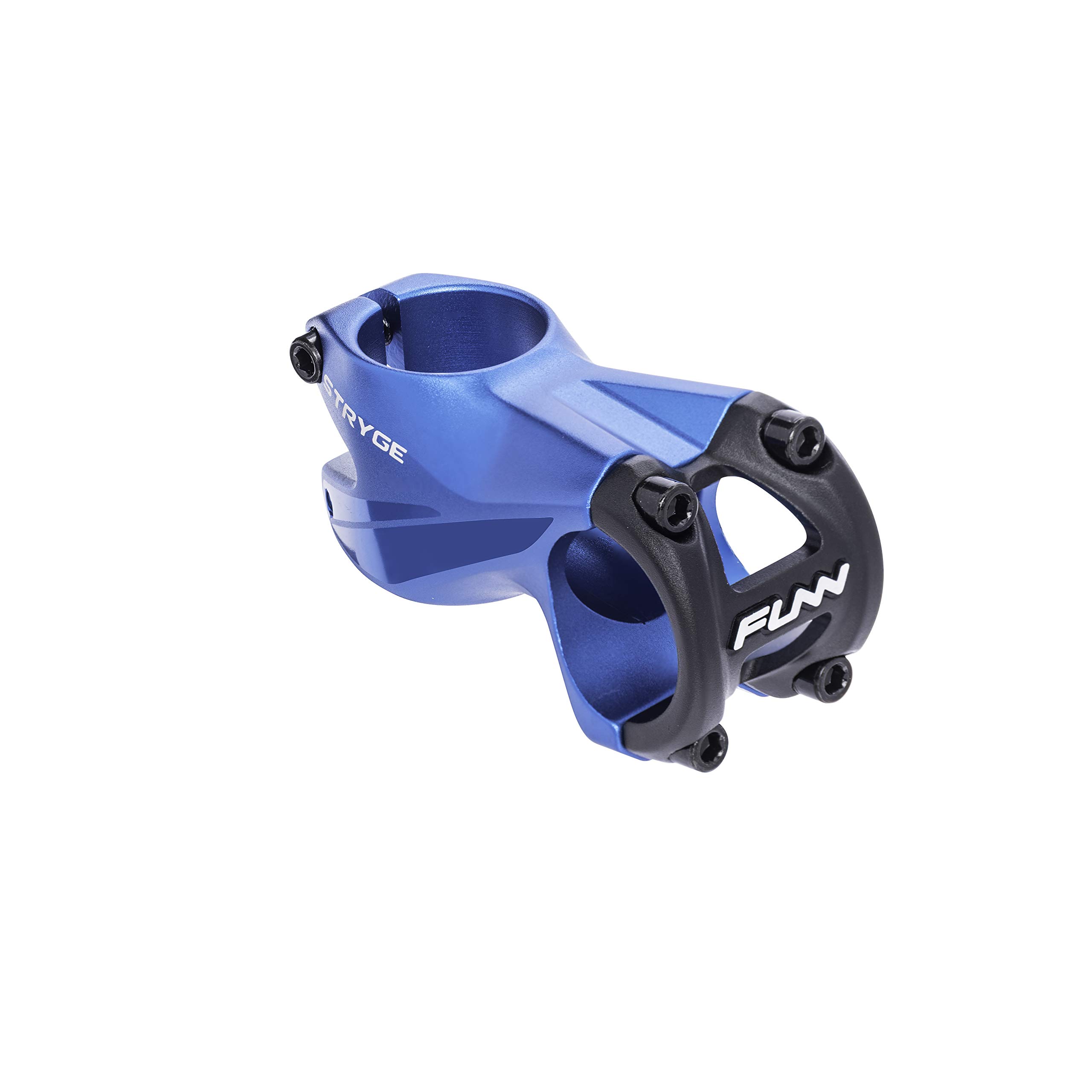 Funn Stryge Bike Drop Stem with -5 Degree - Length 55mm stem with 31.8mm Bar Clamp, Bike Stem for Mountain Bike, BMX Bike, Road Bike and Gravel Bike (Blue)