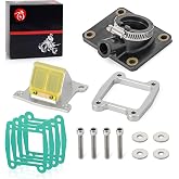 Intake Manifold Boot &amp; Billet Aluminum Reed Valve &amp; Reed spacer kit For Yamaha 1988-2006 Blaster 200 YFS200