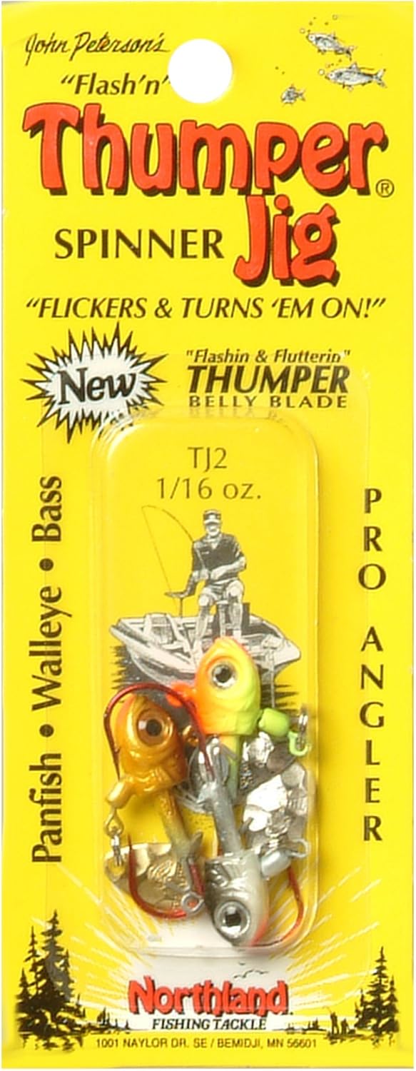 northland outdoors magazine on Amazon Com Northland Tackle 1 16 Oz Thumper Jig Assorted Fishing Jigs Sports Outdoors
