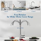 Hapilife Kitchen Sink Mixer Tap Single Lever Monobloc Polished Chrome 1 Hole view 3